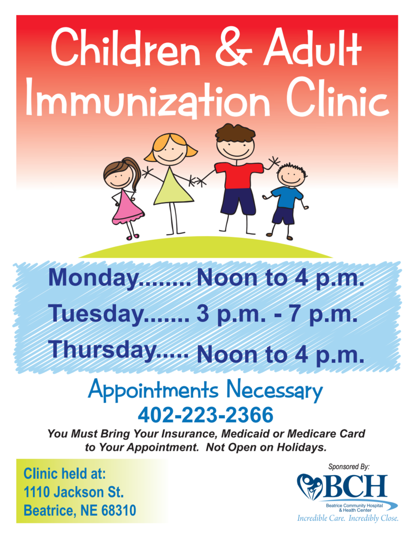 Immunization Clinic Flyer